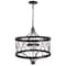 Cwi Lighting Amazon 5 Light Drum Shade Chandelier With Gun Metal Finish 9966P23-5-242-B - alternate 6